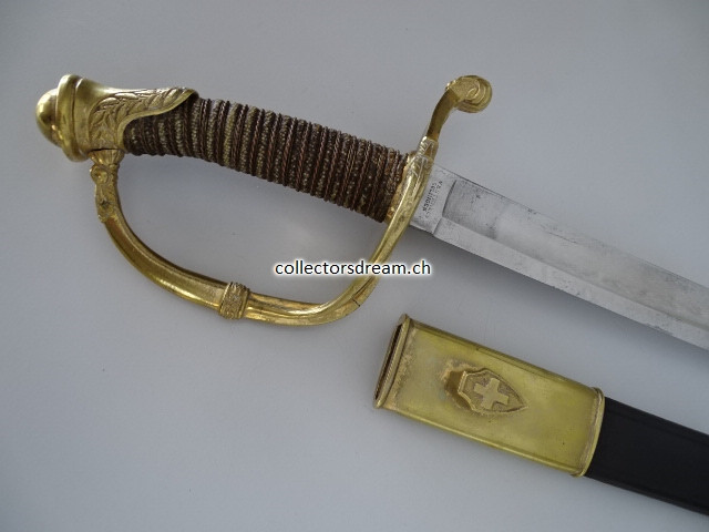 Offizierssäbel Schweiz eidg. Ordonnanz 1842/52 für Infanterie, Artillerie, etc