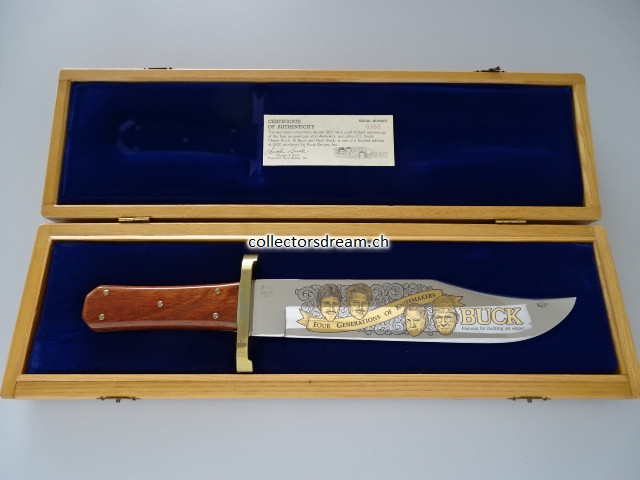Buck Bowie Messer Limited Edition Model 903 "Four Generations of Knifemakers"