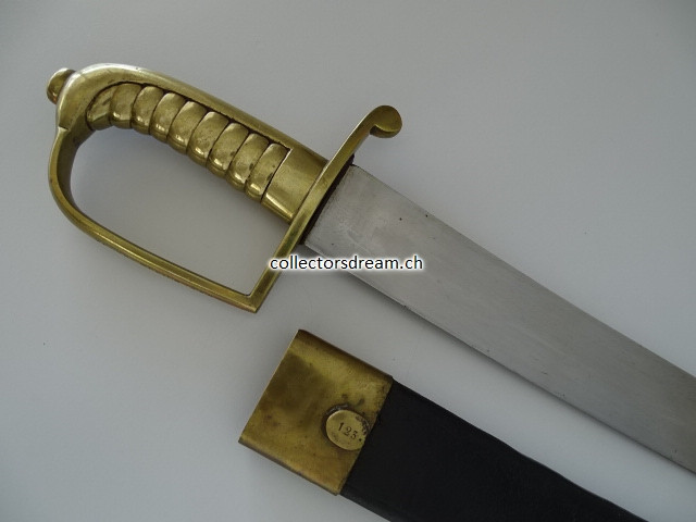 Säbel für Artillerie & Genietruppen kant. Ordonnanz um 1830 Zürich
