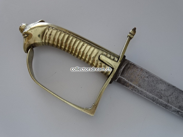 Säbel kantonale Ordonnanz um 1800 Genf - Genève Infanterie Grenadiere und Unteroffiziere