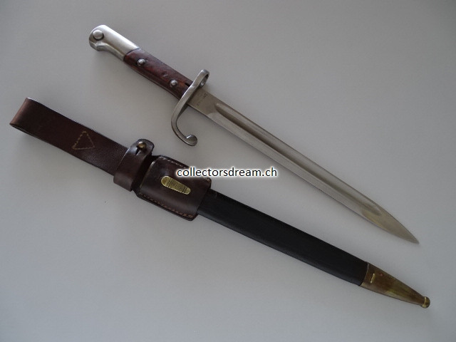 Antikes Bajonett Brasilien Mauser Model 1908 "Simson & Co. Suhl"