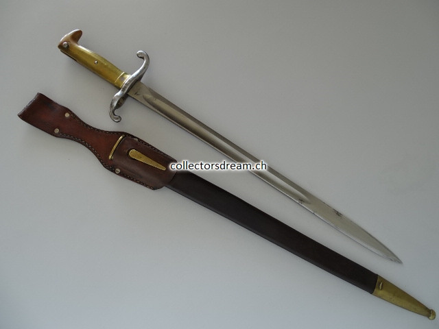Antikes Bajonett Preussen zu Mauser Model 1871