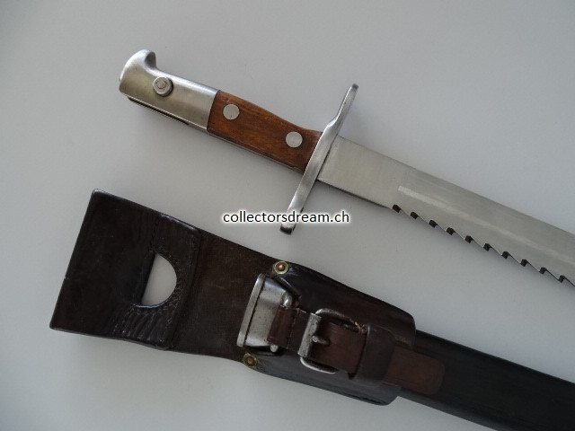 Sägebajonett / Faschinenmesser Ord. 1906 mit schmalem Griffknauf