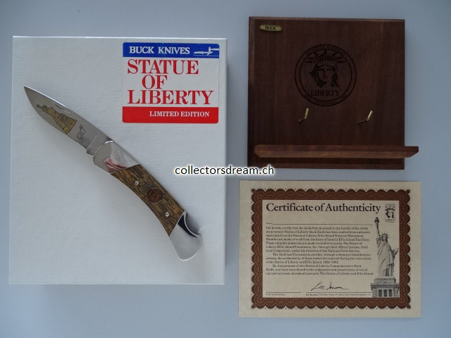 Buck Limited Edition Knife "State of Liberty 1886-1986"