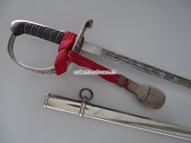Offiziers-Galadegen Model 1899 mit Klingendekor