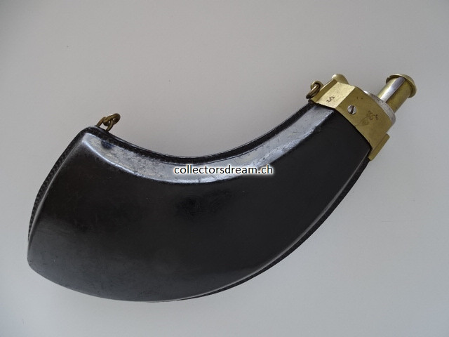 Pulverflasche kant. Ordonnanz 1829 Schwyz für Scharfschützen