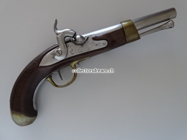 Kavallerie Perkussions-Reiterpistole Schweiz eidg. Ordonnanz 1817/42 für berittene Mannschaft