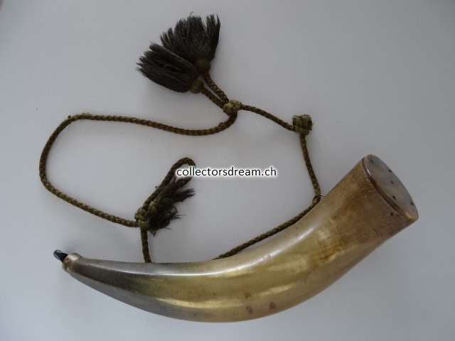 Pulverhorn um 1800/20 schweizerisch