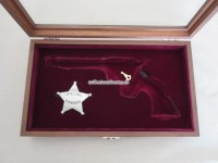 Originale Luxus Holzschatulle von Colt für Revolver Fronier Scout Single Action
