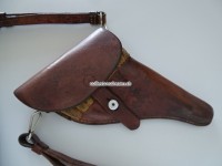Lederetui zu Schweizer Ordonnanz Revolver, Model 1882 und 1929, gefertigt 1916