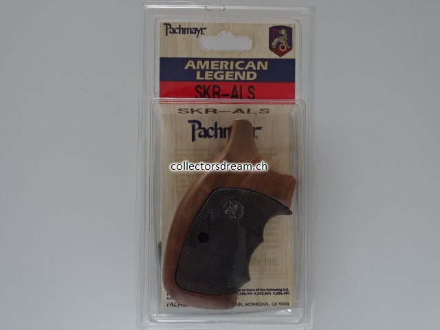Hartgummi-Nussbaumholz Griffschalen, American Legend Serie zu Smith & Wesson K/L-Rahmen, Round Butt Model 19, 66, 686