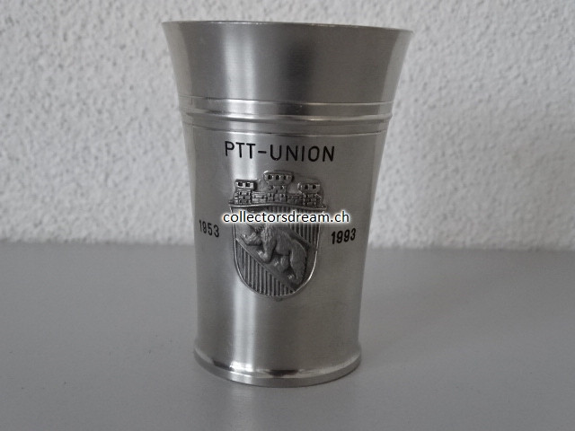 Zinnbecher PTT-Union 1953 - 1993
