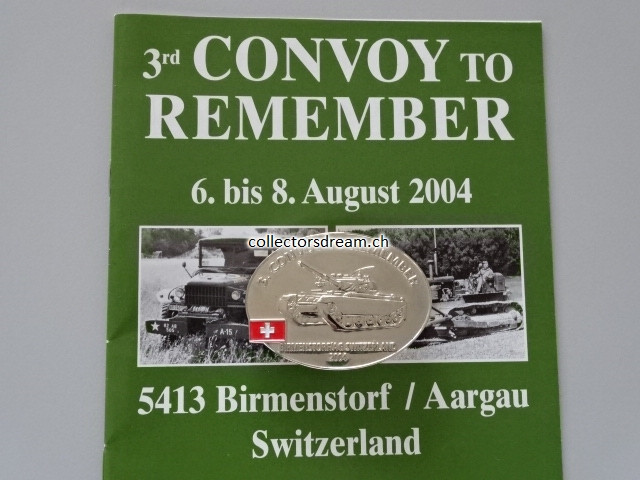3rd Convoy to Remember 2004 Programm Heft inklusive Metallplakette