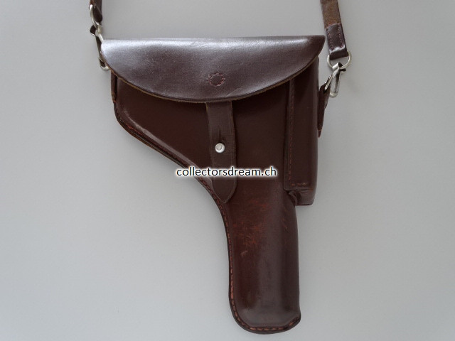 Leder Etui zu Pistole SIG P-210 & A49 gefertigt 1960