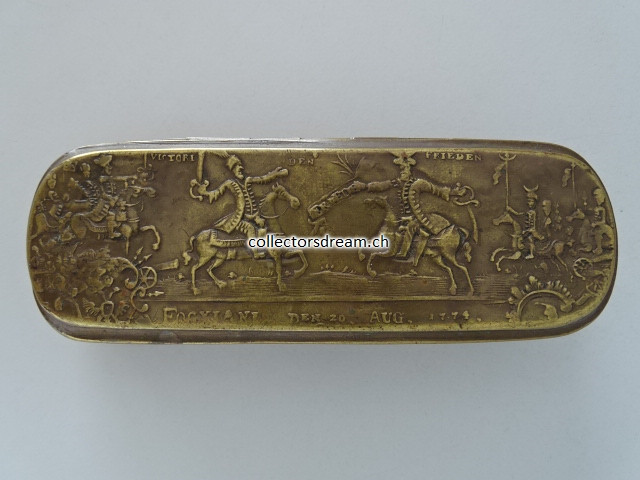 Originale Tabakdose - Schnupftabakdose - Tabatiere Iserlohner Art datiert 1774