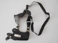 Kombi Schulterholster aus schwarzem Leder zu Colt Gov. / FN-HP, SIG 210