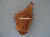 Lederholster zu Revolver Smith & Wesson K-Rahmen für Model 19 und 66. Lauflänge 2-1/2"