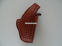 Leder Holster zu Revolver Smith & Wesson K-Frame, Ruger Sec.Six Laufl. 2"