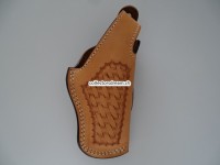 Lederholster zu Revolver Smith & Wesson, K-Rahmen für Model 19/ 66. Lauflänge 2-1/2" bis 3"