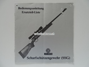 Anleitung / Manual Mannlicher Scharfschützengewehr (SSG)
