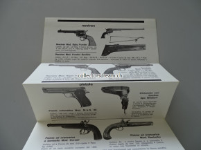 Seltener Faltprospekt Armi Jäger Sortiment Ausgabe 1970-er Jahre