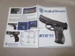 3 seltene Smith-Wesson Pistolen Prospekte, Ausgabe um 1990
