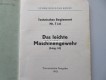 Technisches Reglement Nr.T2d, "Das leichte Maschienengewehr" Lmg. 25 Ausgabe 1943
