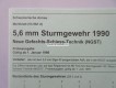 Merkblatt Schweizerische Armee Stgw 90 Ausgabe 1998