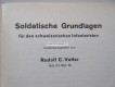 Büchlein, Soldatische Grundlagen, von Rudolf C. Vetter, Ausgabe 1940