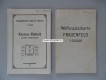 Büchlein, Flugbahnkarten, Schiesselemente, Karten, 4-teiliges Set