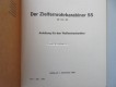 Original Handbuch der Schweizer Armee "Der Zielfernrohrkarabiner 55"