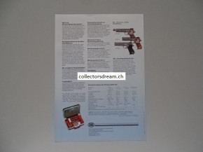 SIG Prospektblatt  SIG P 210 von 1994