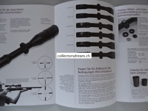 Faltprospekt Schmidt & Bender Scharfschützenzielfernrohre Ausgabe 1996