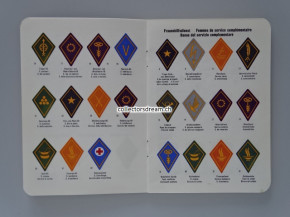 Büchlein, Uniformen und Abzeichen der schweizerischen Armee, Ausgabe von 1969