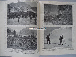 Buch Unser Volksheer in Wort und Bild, Rückblick auf unsere Grenzwacht 1914-1918