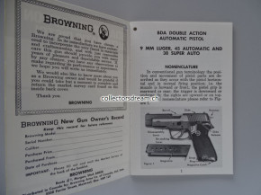 Anleitung - Manual Browning BDA Pistol