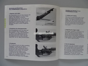Anleitung - Manual Feinwerkbau Model 300 S Match / Standard / Tirolerschaft