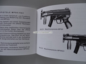 Originale Anleitung / Manual MP5 von Heckler & Koch