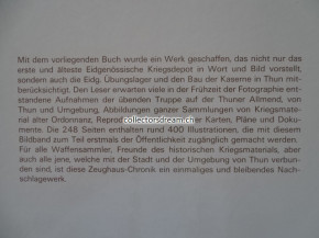 Buch Zeughaus-Chronik Thun 1857-1982