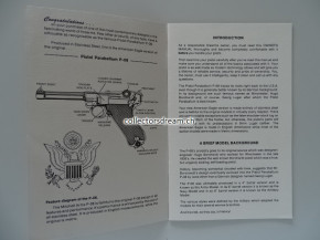 Anleitung - Manual Pistol Parabellum P-08 von Michell Arms