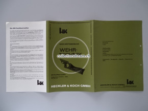 Heckler & Koch Faltprospekt aus dem Jahr 1975