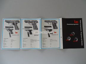 Heckler & Koch Faltprospekt aus dem Jahr 1973