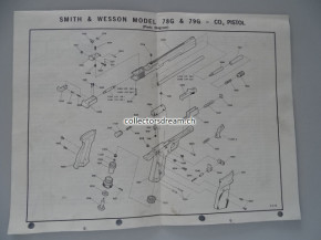 Manual / Anleitung Smith & Wesson Model 78G & 79G Co2 Pistole