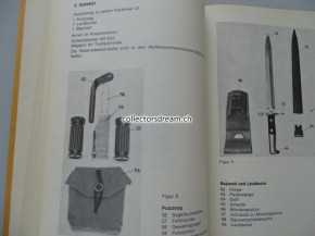 Original Handbuch der Schweizer Armee "Der Karabiner 31 und die Zielfernrohrkarabiner 31/42 und 31/43"