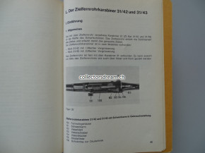Original Handbuch der Schweizer Armee "Der Karabiner 31 und die Zielfernrohrkarabiner 31/42 und 31/43"