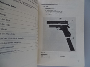 Reglement Die Pistole (P 06/29) Parabellum Model 1906/1929 Ausgabe 1939