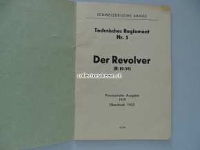 Reglement Der Revolver (R.82/29) Model 1882 & 1929 Ausgabe 1939/1942