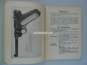 Reglement Die Pistole (P 06/29) Parabellum Model 1906/1929 Ausgabe 1939/1941