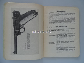 Reglement Die Pistole (P 06/29) Parabellum Model 1906/1929