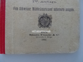 Anleitung zum Repetiergewehr Model 1889 originales Exemplar von 1892